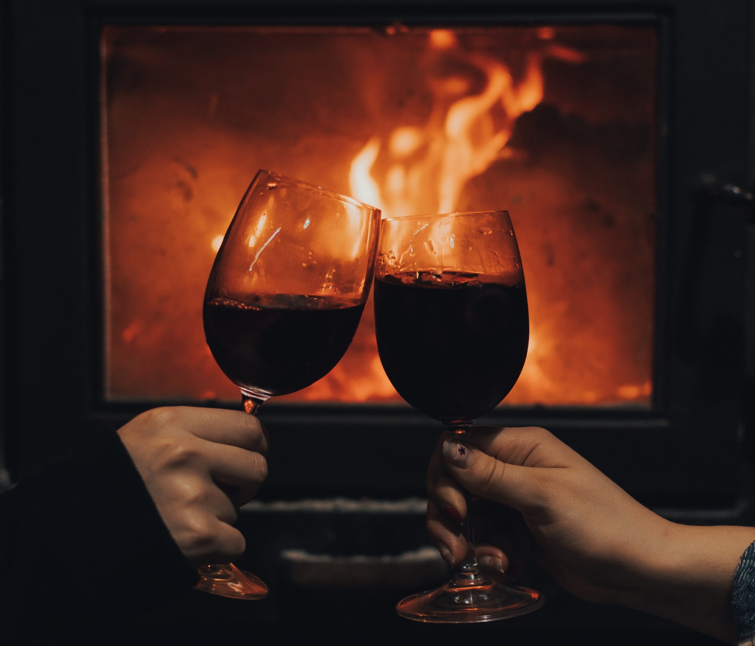 MIntaro hideaway log fires and red wine