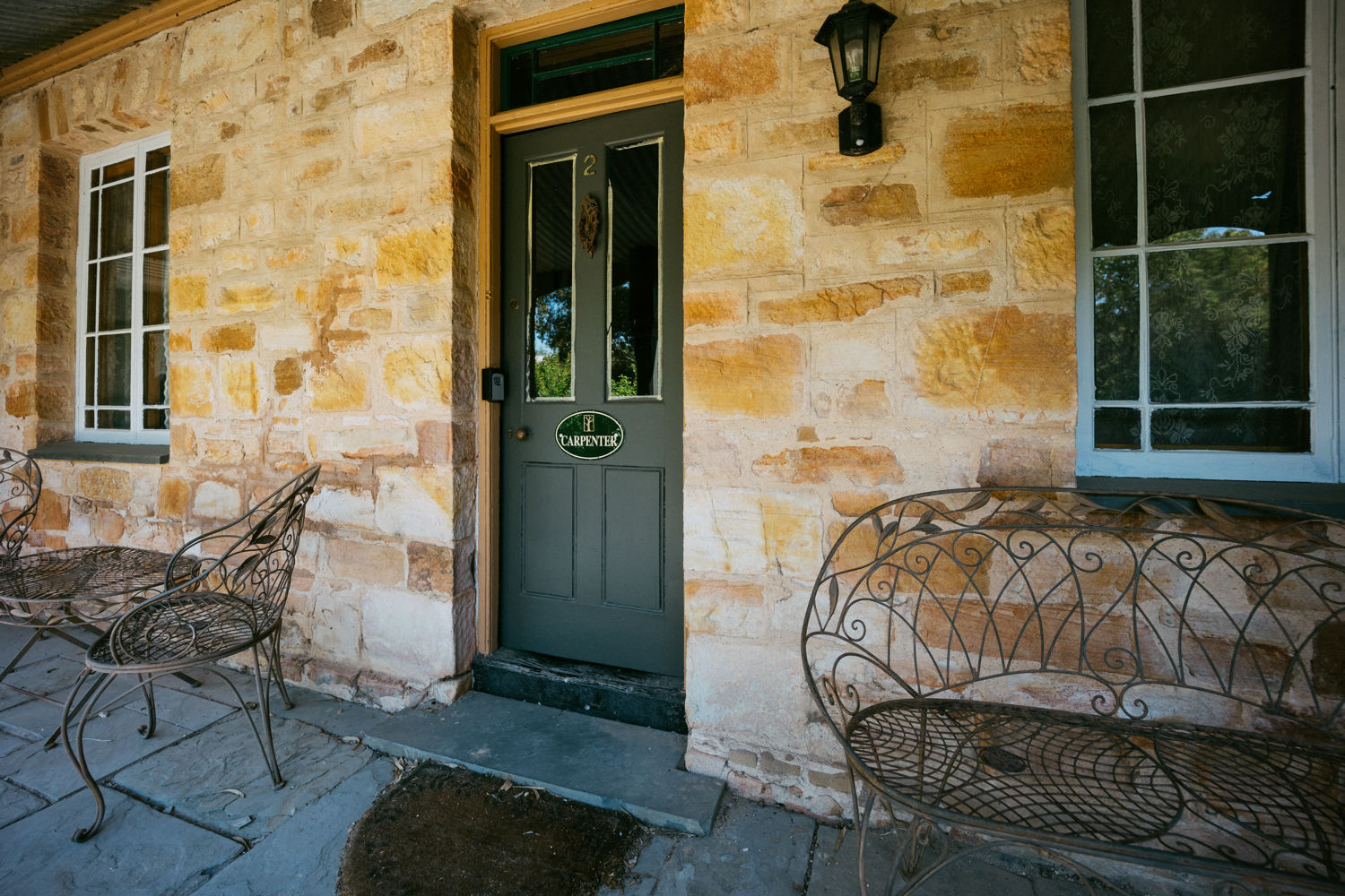 Mintaro Hideaway Clare Valley Holiday Accommodation - Enjoy a morning coffee on the verandah