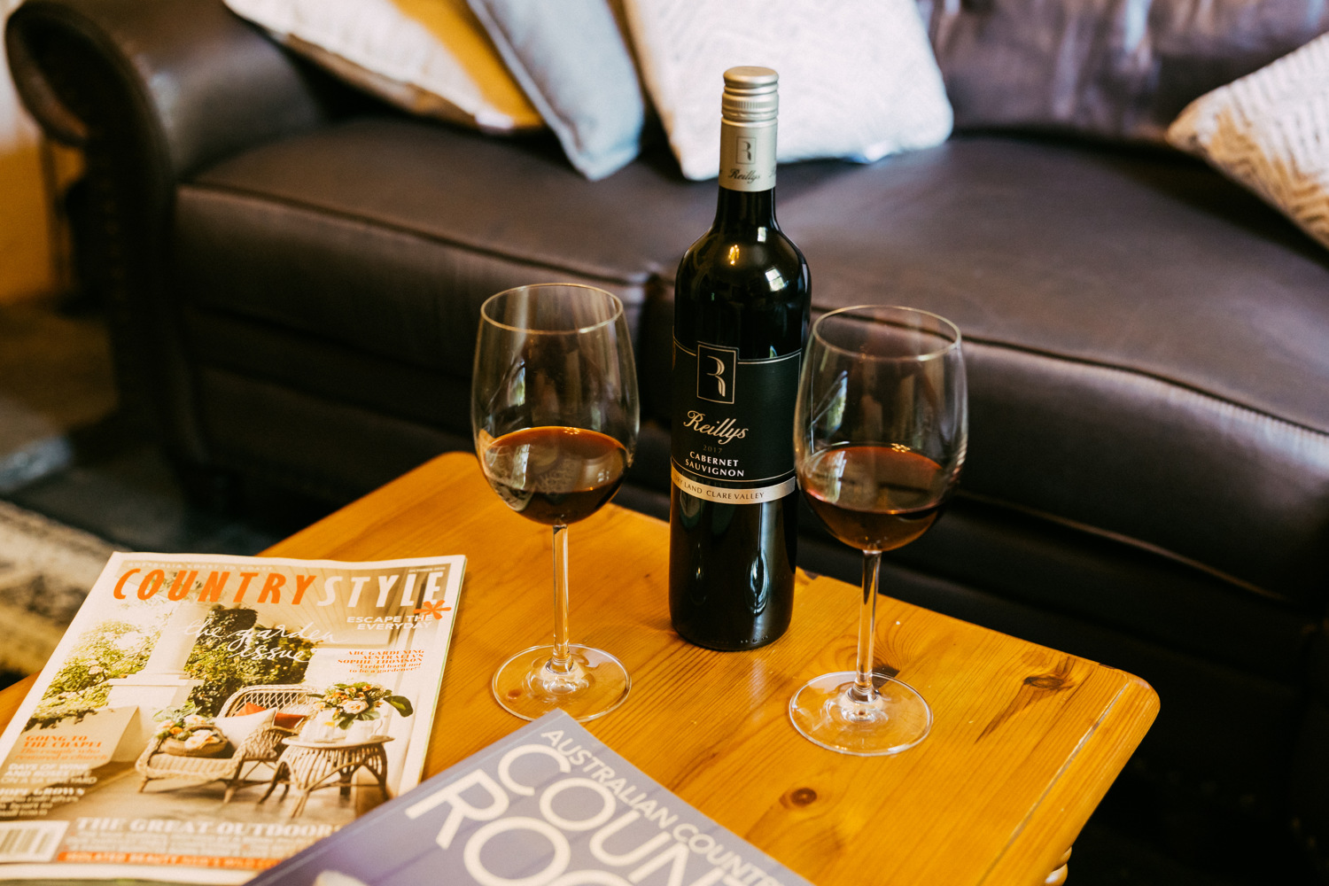 Relax with a wine and a book!